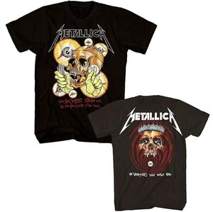 Metallica The Shortest Straw Skulls Shirt